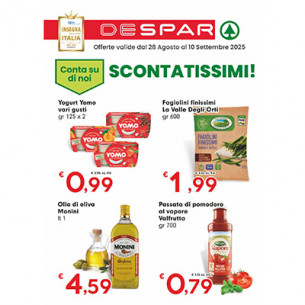 volantino VOLANTINO DESPAR 28 AGOSTO 10 SETTEMBRE dal 28/08/2025 al 10/09/2025